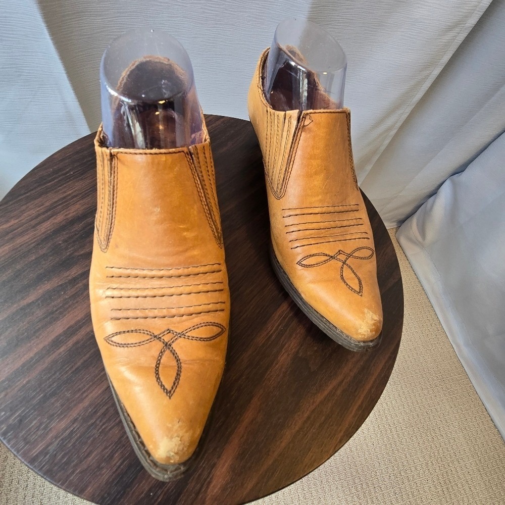 Ranchero‎ Vintage Ankle Boots - Size 8 - Picture 5 of 12